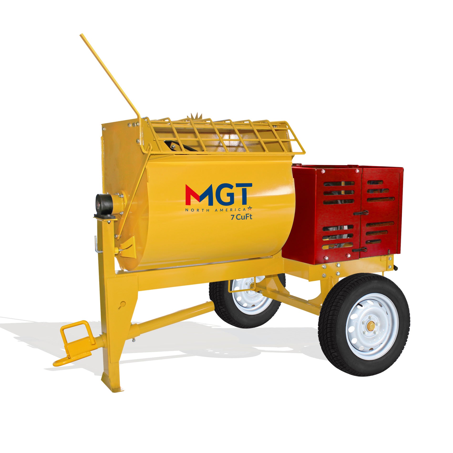 Mortar Mixer 7 Cu.Ft. Heavy Duty with GX240HA2 6:1 Engine